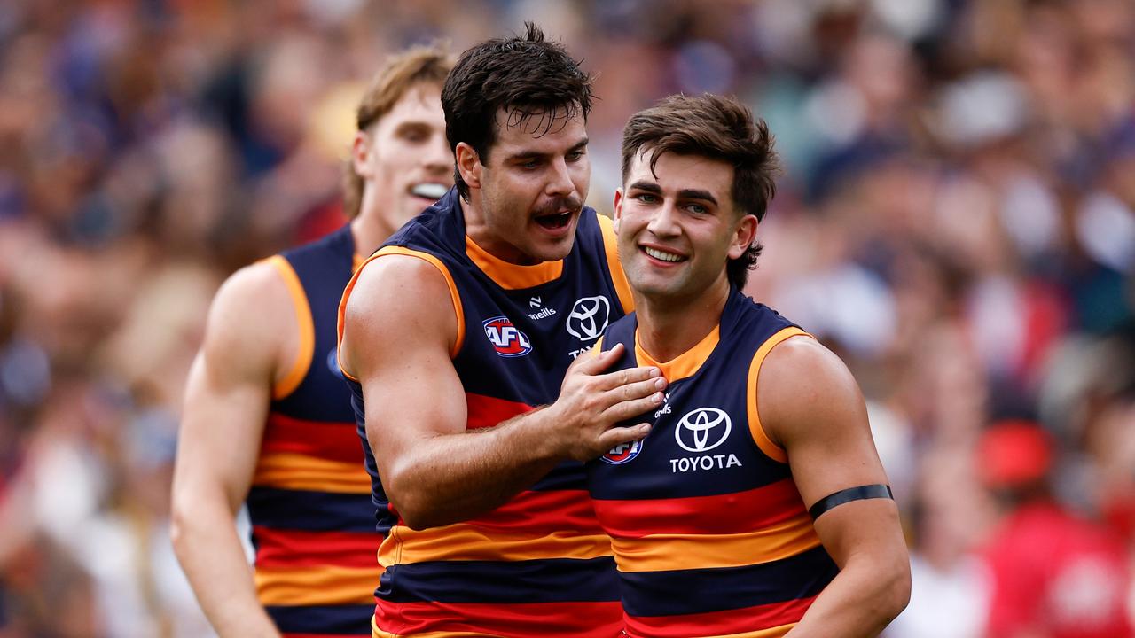 AFL LIVE: Rachele on right path as Crows open up big HT advantage