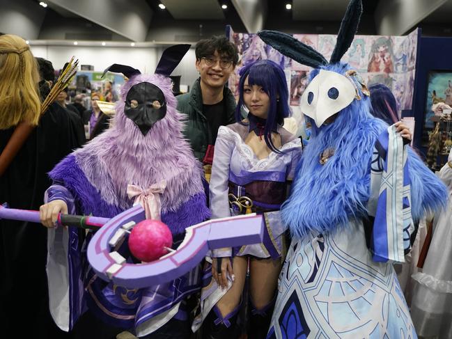 OZ Comic-Con Gallery. OZ comic at Melbourne Exhibition and Convention Centre. Jade, Nicholas, Aiko and Maya . Picture: Valeriu Campan