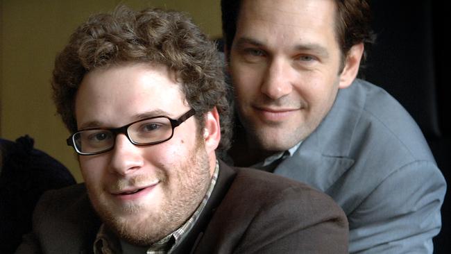 Seth Rogen and Paul Rudd in 2007.