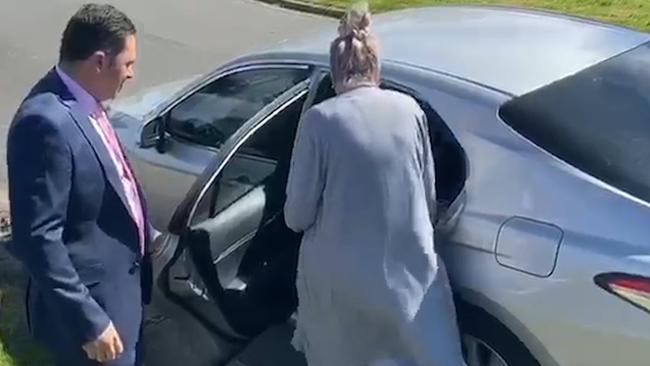 Ms Greenhalgh arrested at her Muswellbrook home over a romantic relationship with a former inmate at a correctional centre in the Hunter region. Credit: NSW Police