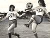 History: Christel Abenthum and Pat O'Connor from St George and Budapest women's soccer teams