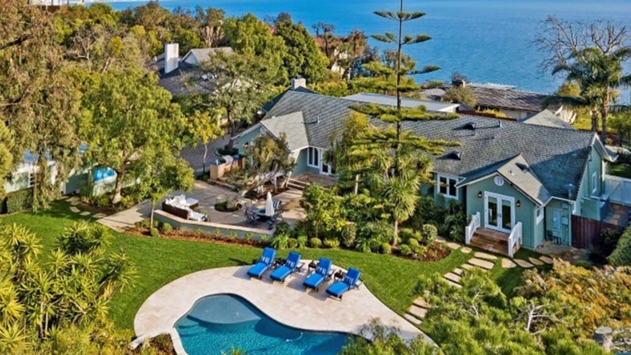 Hunter Biden's rented home in Malibu, California.