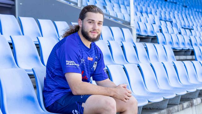 Khaled Rajab has his eye set on an NRL debut in 2023. Picture: Christian Anstey