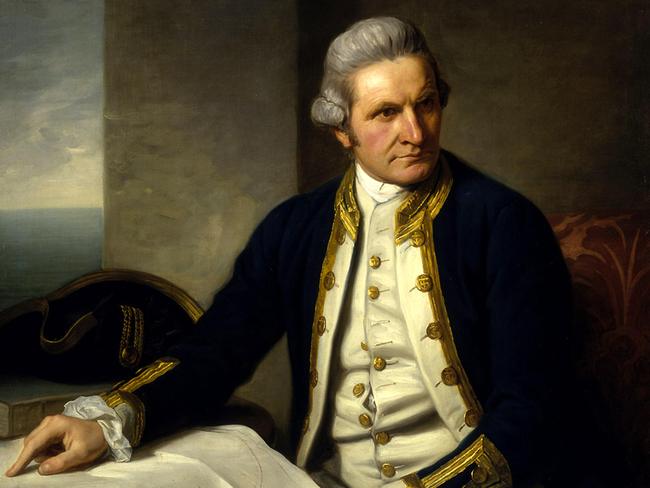 Captain James Cook (1728-1779) by Sir Nathaniel Dance-Holland. 1775, Hanging in the National Maritime Museum, Greenwich