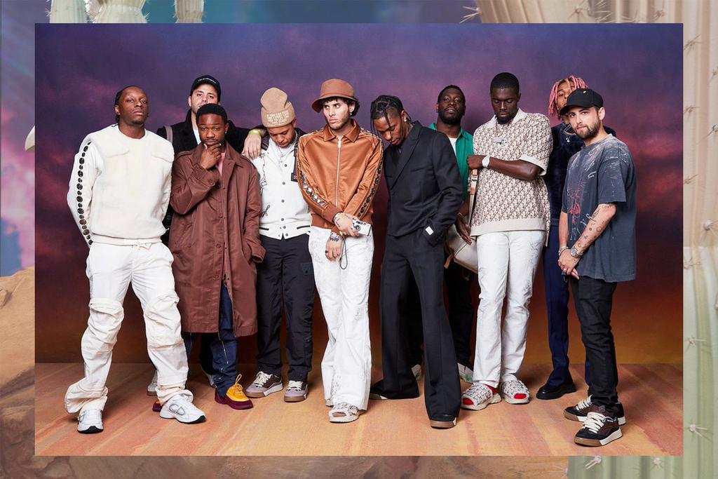 GQ Australia - 10 years on from when Kanye West crashed Paris Fashion Week  with his friends (a young Virgil Abloh among them), Travis Scott's posse,  who arrived in tow with the