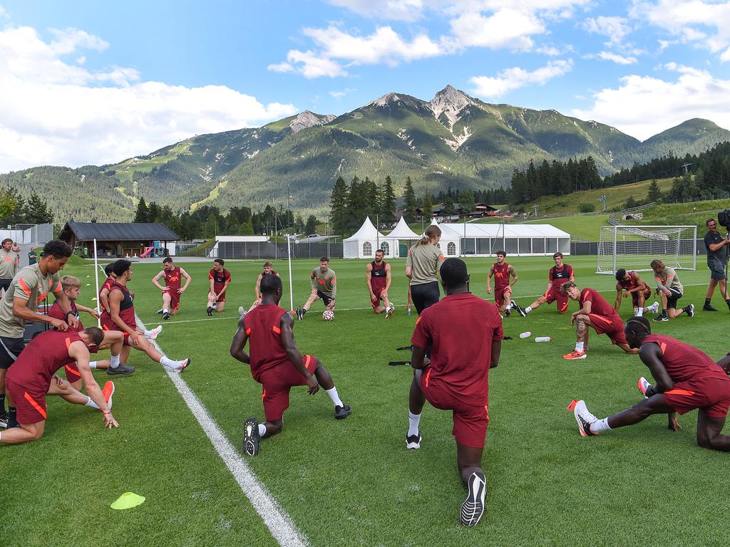 Liverpool’s pre-season in the Austrian Alps took the team to new heights on the pitch. Picture: John Powell/Liverpool FC via Getty Images