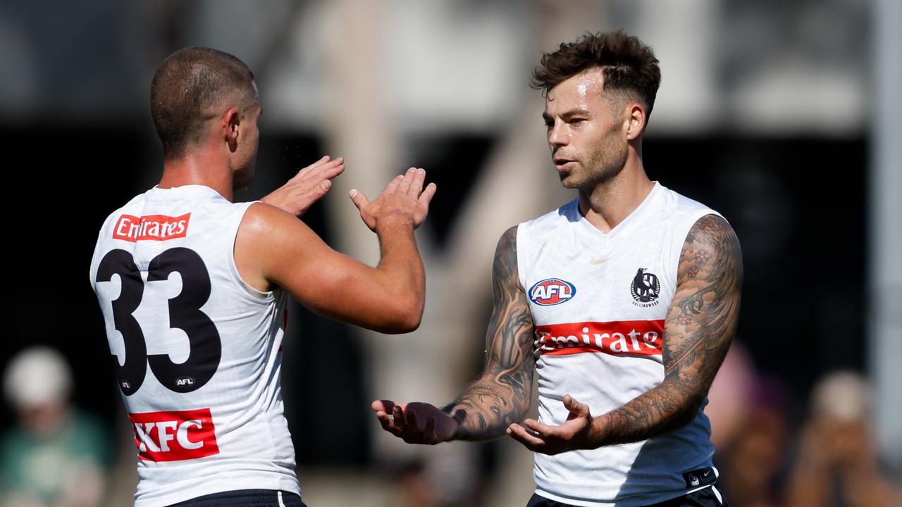 Jamie Elliott celebrates a goal. Picture: Getty Images