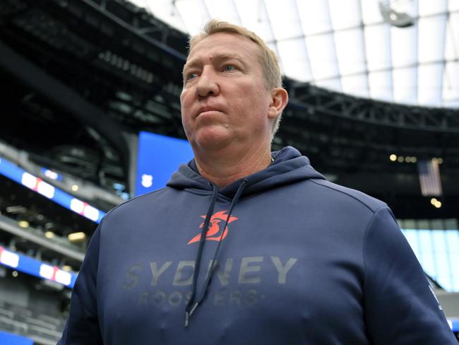 Sydney Roosters coach Trent Robinson defended the club’s decision to celebrate Jennings’ milestone game. Picture: David Becker