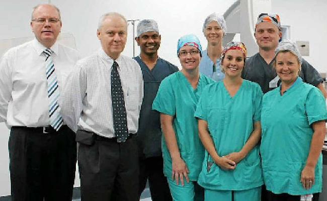 SCRUB IN: Medical staff debut hospital’s new Cardiac Investigations Unit. Picture: Contributed