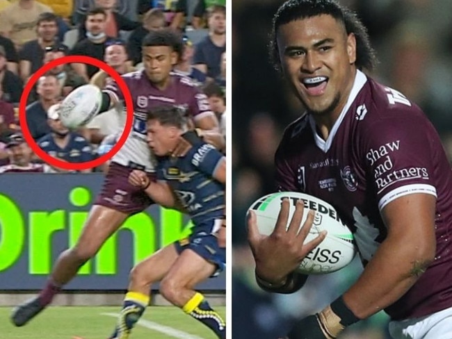 The Sea Eagles scored one of the tries of the year on Saturday. Image: Getty/Fox Sports