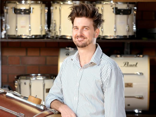 Jacob Hicks, Brisbane-based multi-instrumentalist and educator. Picture: Steve Pohlner