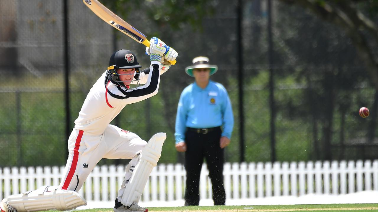 Gregory Terrace batsman Christian Jardine. Picture, John Gass