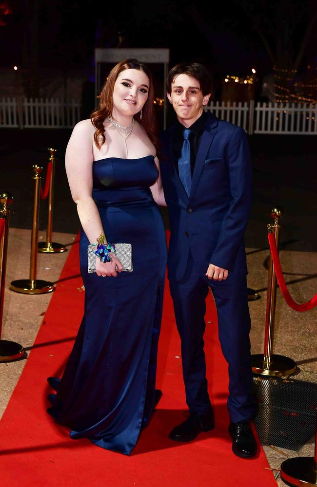 Jess Ubrihien and Alex Mulrray at year 12 formal, Unity College. Picture: Patrick Woods.