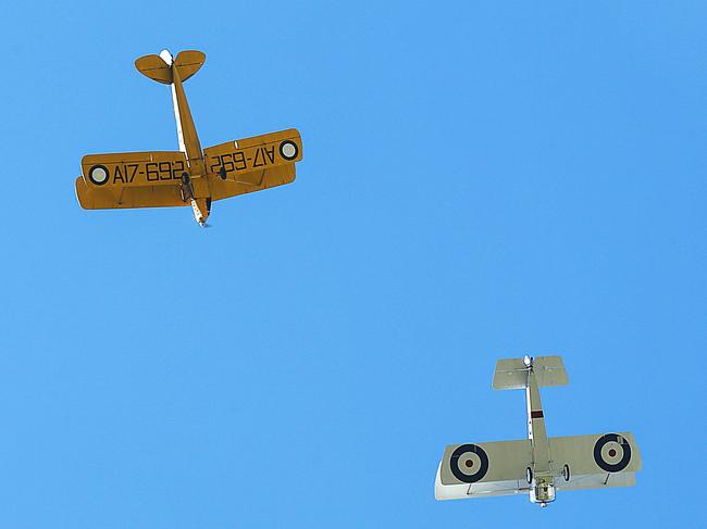 Remembrance Day at the Shrine of Remembrance in Melbourne.. Picture: Ian Currie