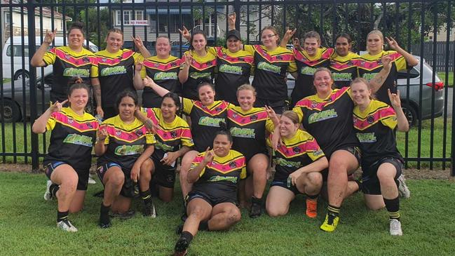 Team photo after winning their fixture against Cherbourg, sealing the minor premiership.