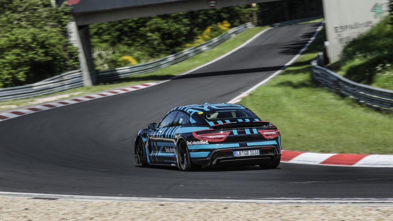 The Porsche Taycan will compete with the Tesla Model S.