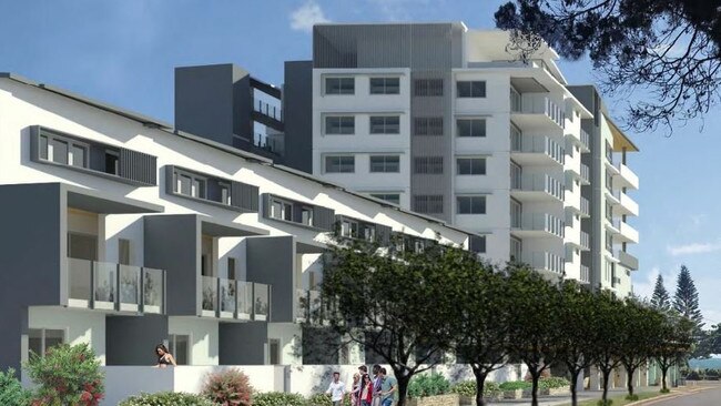 An artist impression of what the Bargara Jewel could have looked like if it had been approved. a group of Bargara residents say they don’t want high rises on the foreshore.