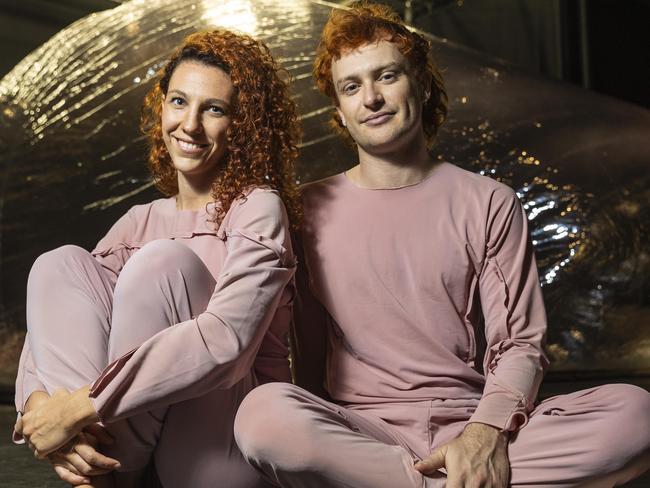 Dancers Marlo Benjamin and Michael Smith (QUT graduate) are performers in Ã¢â¬ËRedÃ¢â¬â¢, a performance highlighting the universal challenges of human survival.