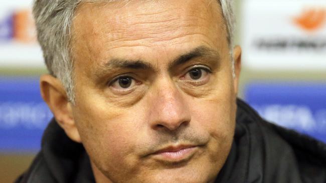Manchester United's head coach Jose Mourinho.