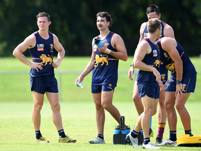 Nakia Cockatoo training with his new club. Picture: Dan Peled