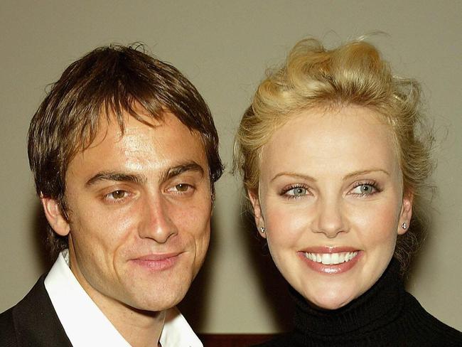 Former love ... Theron split with actor Stuart Townsend in 2010. Picture: Kevin Winter