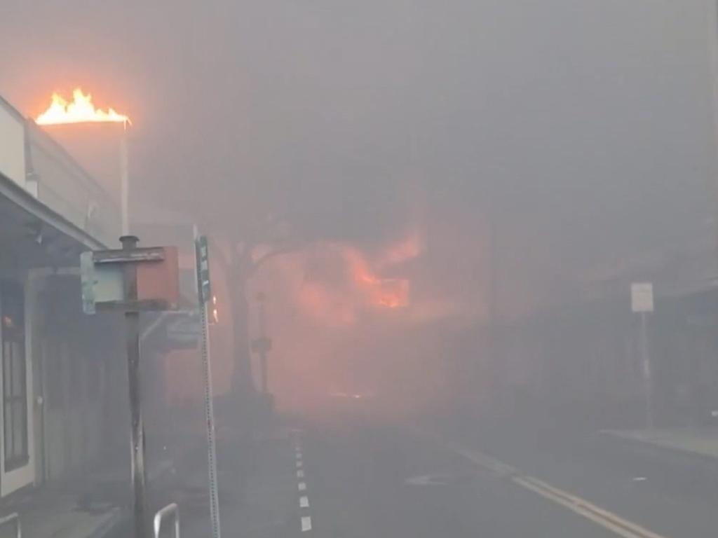 The fires have been described as “hell”. Picture: Alan Dickar /NBC News