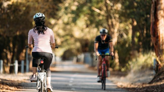 Fernleigh track is popular with cyclings. Picture: Kat Stanley