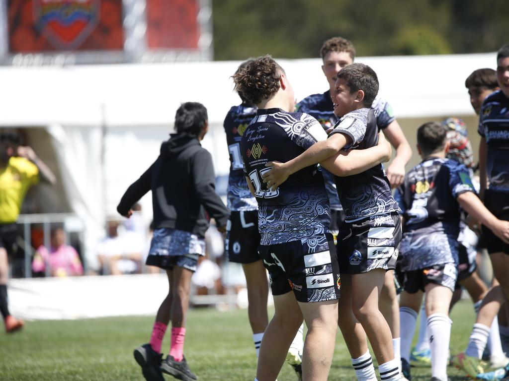 Koori Knockout - Day 4 Boys 13s GF La Perouse Panthers v Queanbeyan Kanberri Connection Monday, 7 October 2024 Hereford St, Bathurst NSW 2795, Australia, Picture Warren Gannon Photography