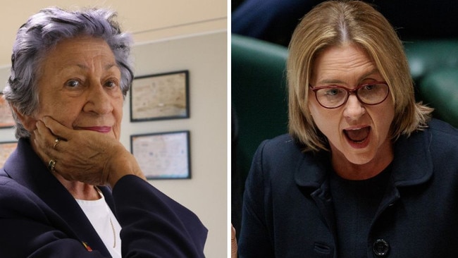 Chair of the Yoorrook Justice Commission professor Eleanor Bourke, left, and Victorian Premier Jacinta Allan.