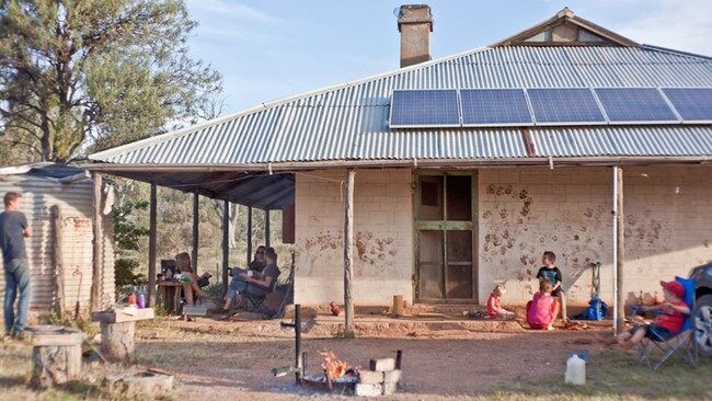 Our outback shack in the Flinders Ranges. Picture: Alison Sarre