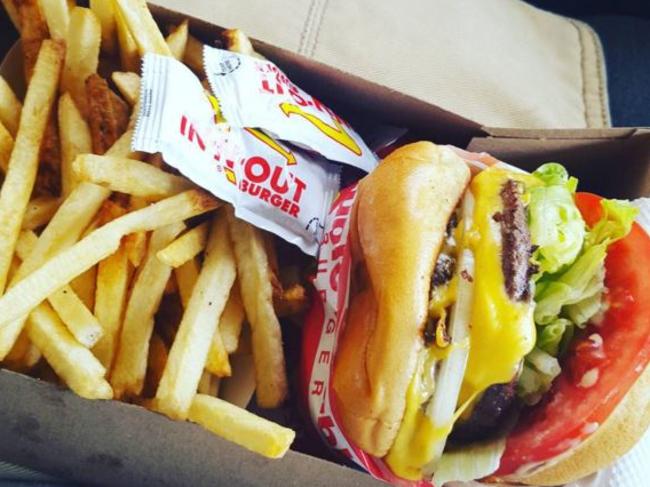 That famous burger and fries combo.