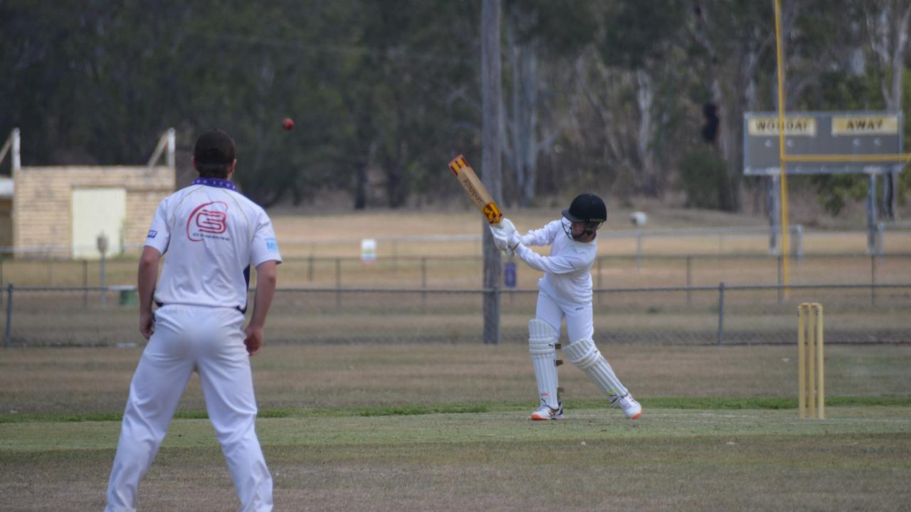 Scorpions fielder keeps an eye on the ball as the Wolves' Chris Kirkow sends it out during the cricket match on Saturday, November 16. (Photo: Jessica McGrath)