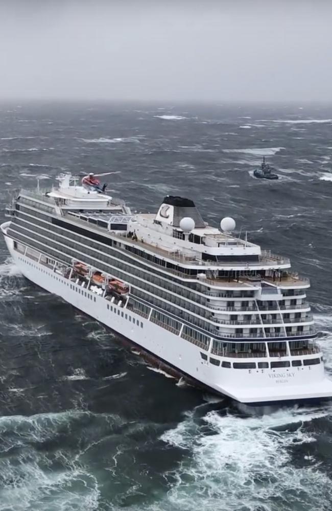 Viking Sky cruise ship reaches port in Norway after rescue mission ...