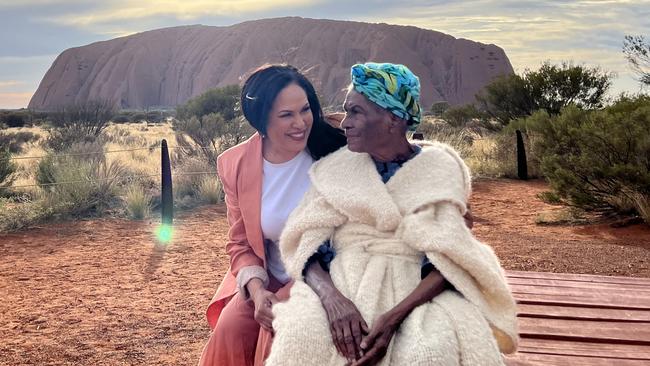 Australian singer Christine Anu and mum Zipporah Whap together before her recent passing.