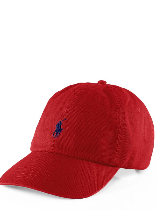 Ralph Lauren’s signature cap with the brand’s iconic polo logo. Picture: Ralph Lauren