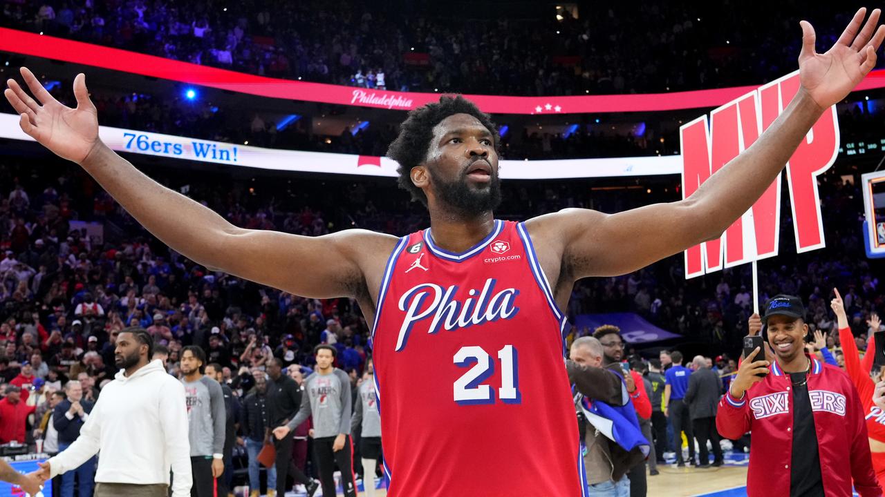 NBA MVP tracker Joel Embiid leads Nikola Jokic and Giannis