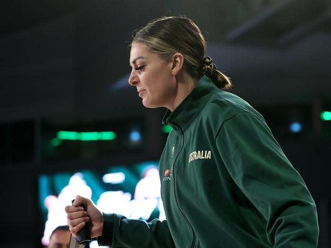 Cayla George is likely to be the Opals’ fifth big. Picture: Kelly Defina/Getty Images