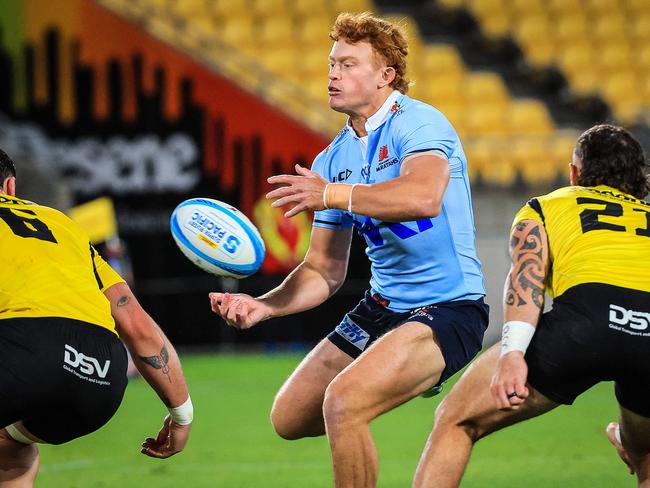 Waratahs' Tane Edmed is set to lead the charge. Picture: Grant Down / AFP