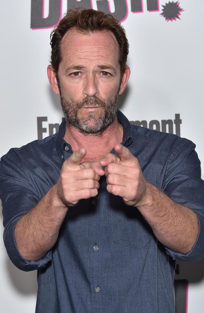 Former 90210 star Luke Perry has had a serious health scare. Picture: Getty Images 