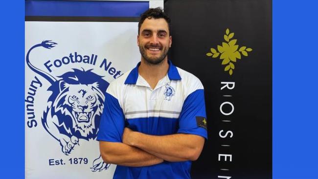 Daniel Johnston has signed with Sunbury after playing in the Goulburn Valley league. Picture: Sunbury Football Netball Club.