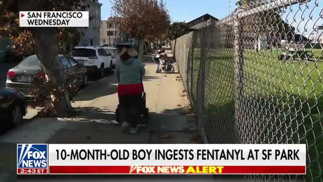 Infant overdoses on fentanyl found at San Francisco playground