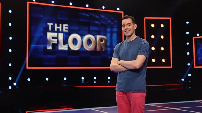 Hobart born and raised Patrick Neasey is a contestant on the new season of the global hit game show The Floor Australia. Picture: Supplied Channel 9