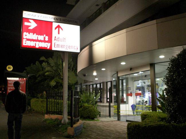 Nurses have been forced to use childrens’ face masks at the Sydney children's Hospital at Randwick.