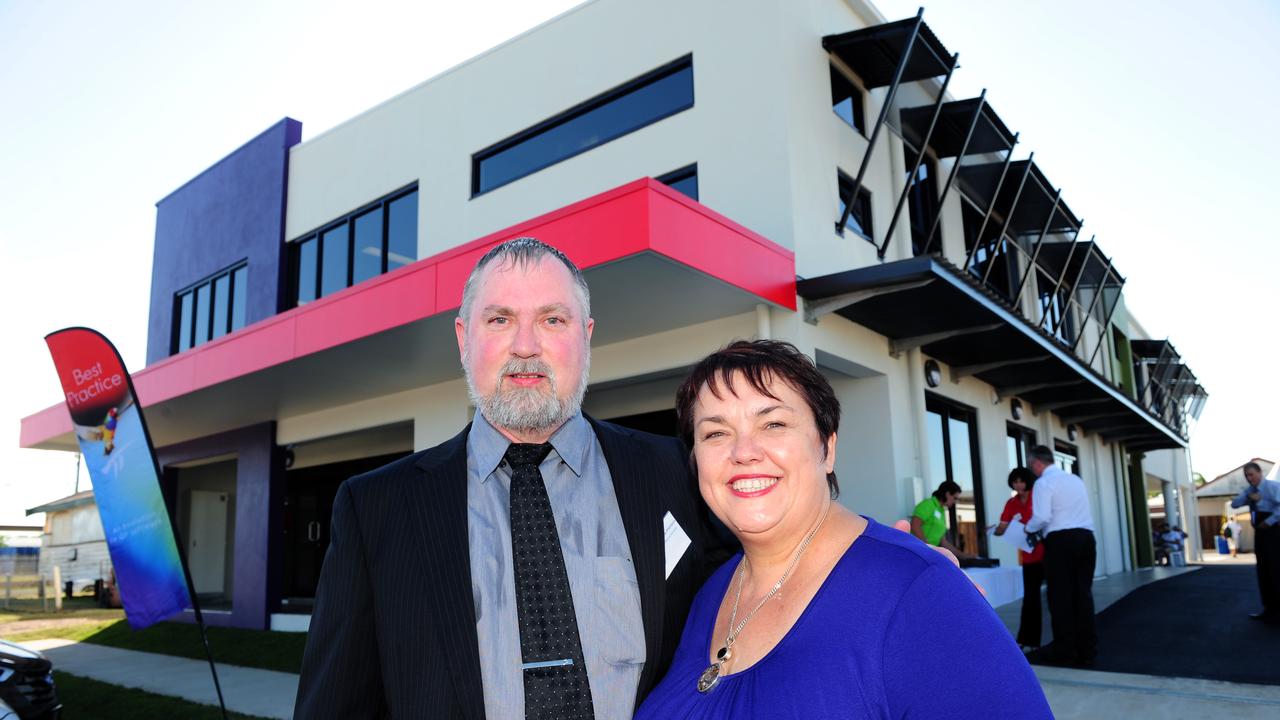 Frank and Lorraine Pyefinch officially open the Best Practice Software national office. Photo: Max Fleet / NewsMail