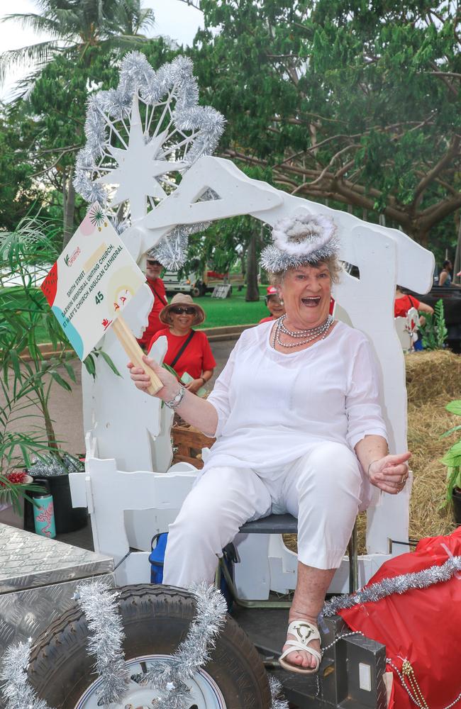 Leslie Hart In the annual Christmas Pageant and Parade last year. Picture: Glenn Campbell