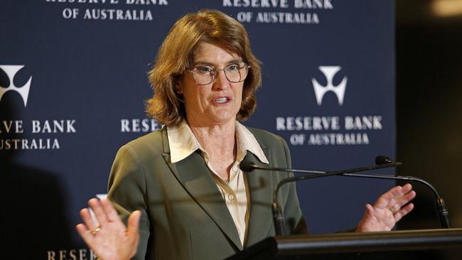 Reserve Bank governor Michele Bullock. Picture: John Appleyard