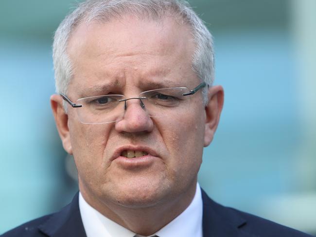 Prime Minister Scott Morrison: ‘We must prepare for some difficult news in the days ahead.’ Picture: Kym Smith