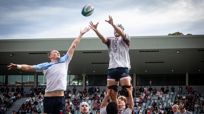 NSW Waratahs White v Queensland Reds Grey. Picture Tom Primmer/QRU.