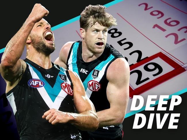 Take a look at how Port Adelaide's 2021 season may play out following the AFL’s fixture release.