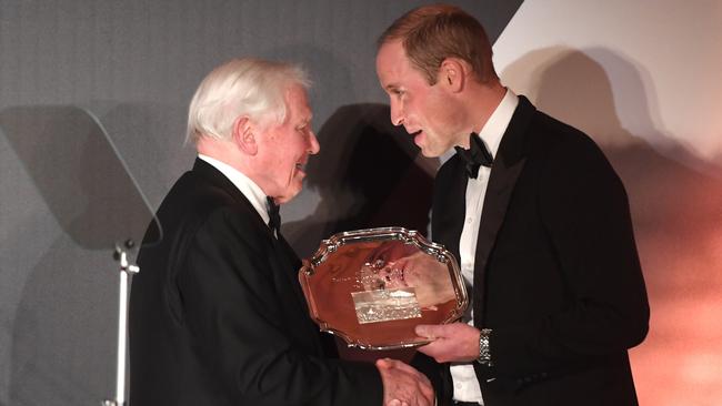 Prince William and Sir David Attenborough have co-hosted a new documentary together. Picture: Stuart C. Wilson/PA Wire